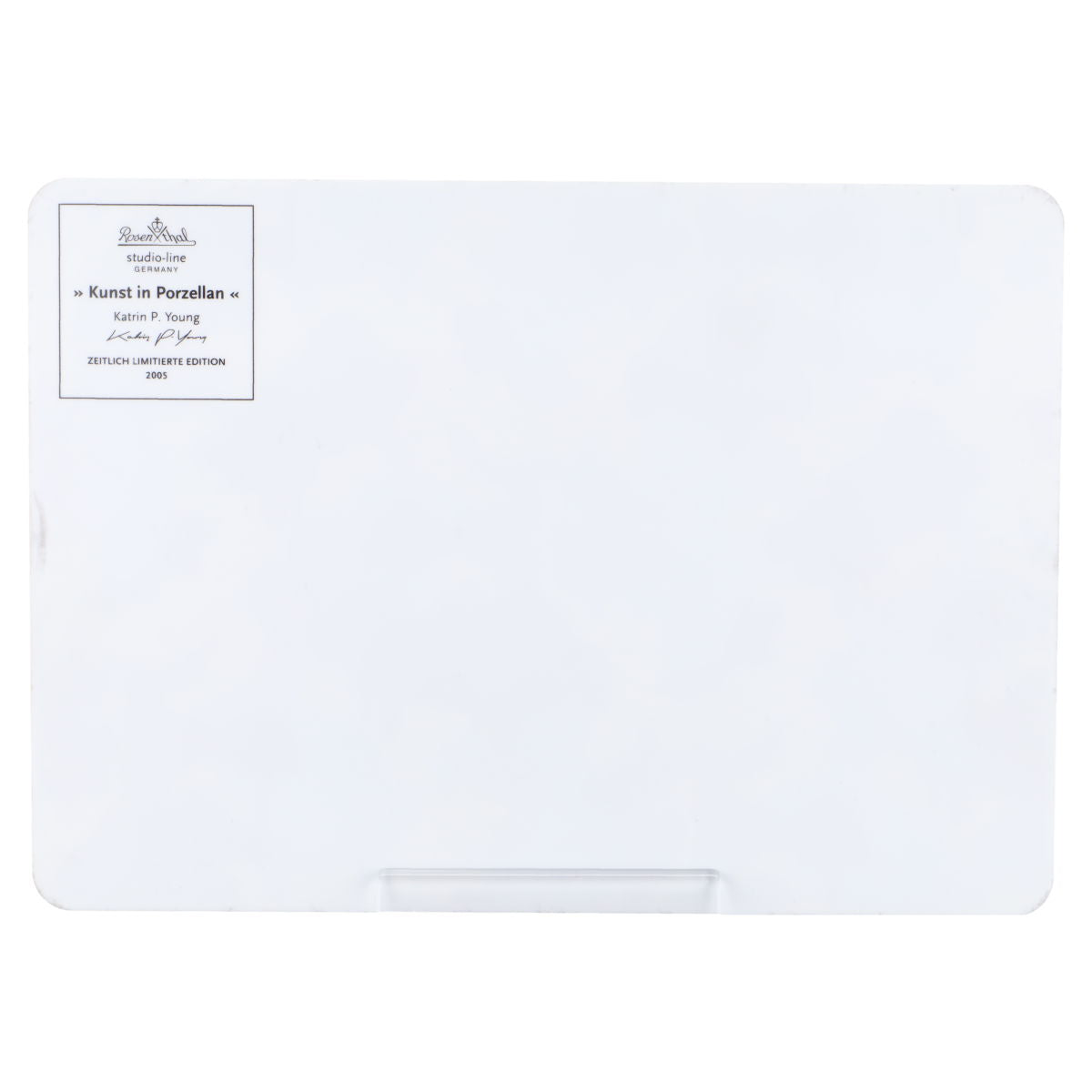 Porzellanbild Kunst in Porzellan Katrin P. Young in OVP