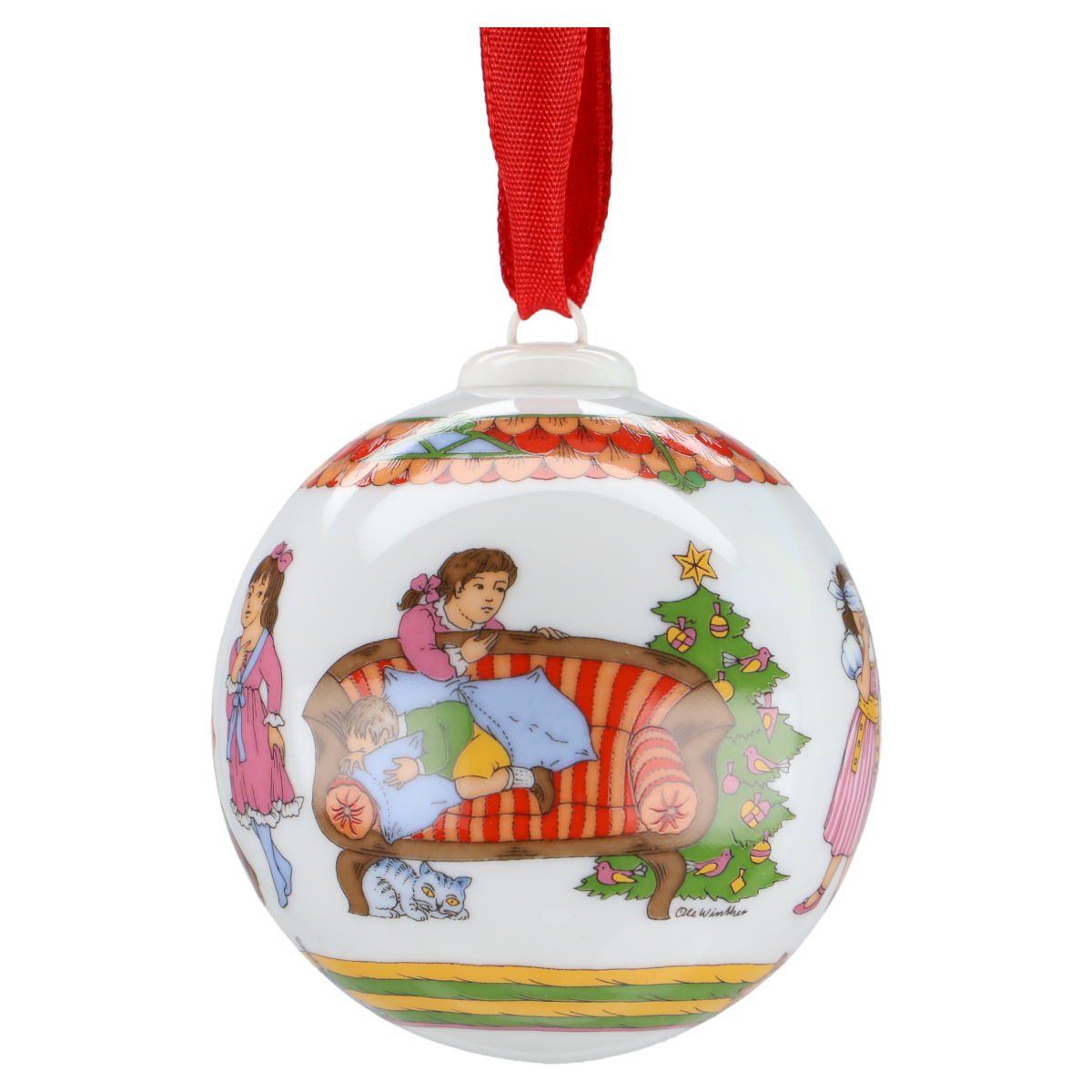 Porzellankugel Weihnachtskugel 2004 - Hutschenreuther