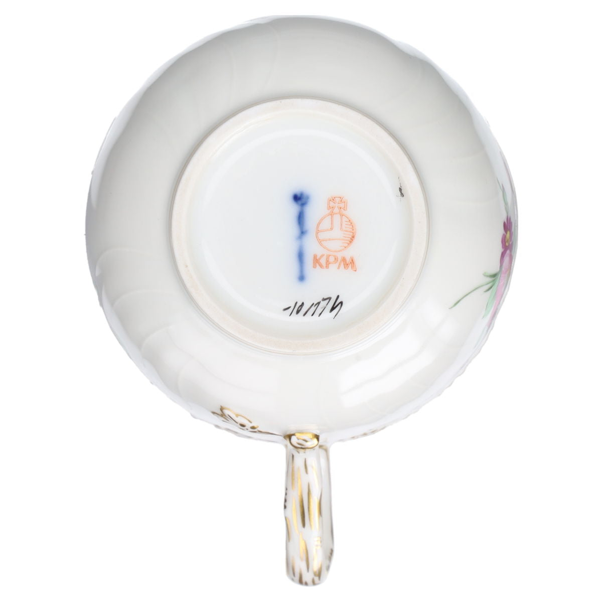 Kaffeetasse Motiv Krokus orange