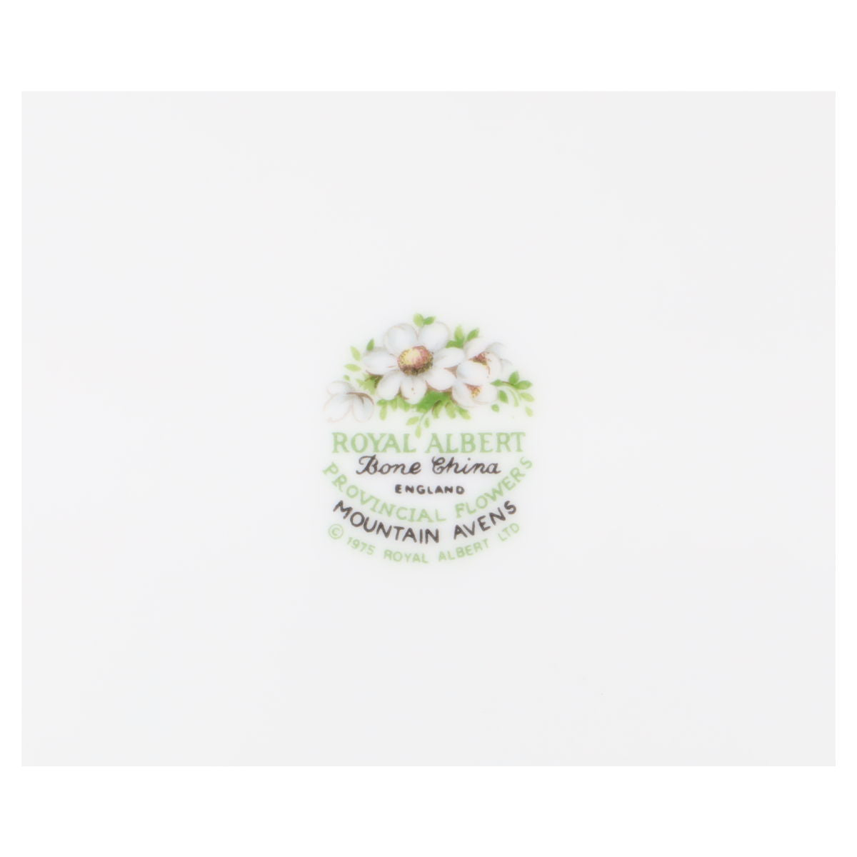 Untertasse für Kaffee Mountain Avens