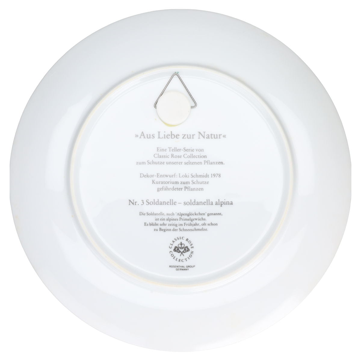 Wandteller Soldanelle Nr. 3