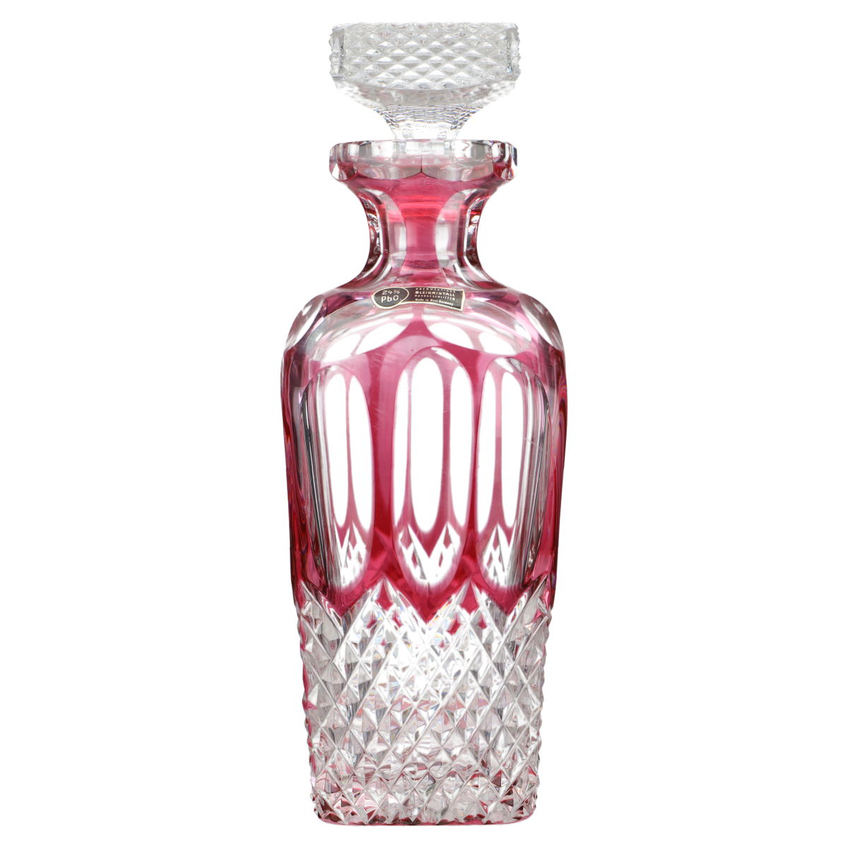 Karaffe Decanter Rubin Salmischliff