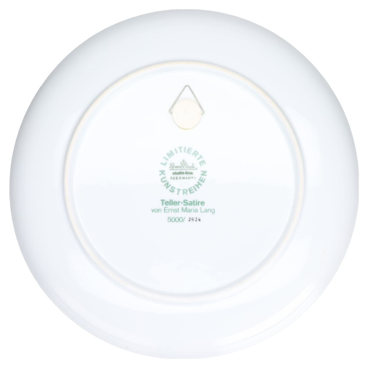 Wandteller Satire Motiv Helmut Schmidt