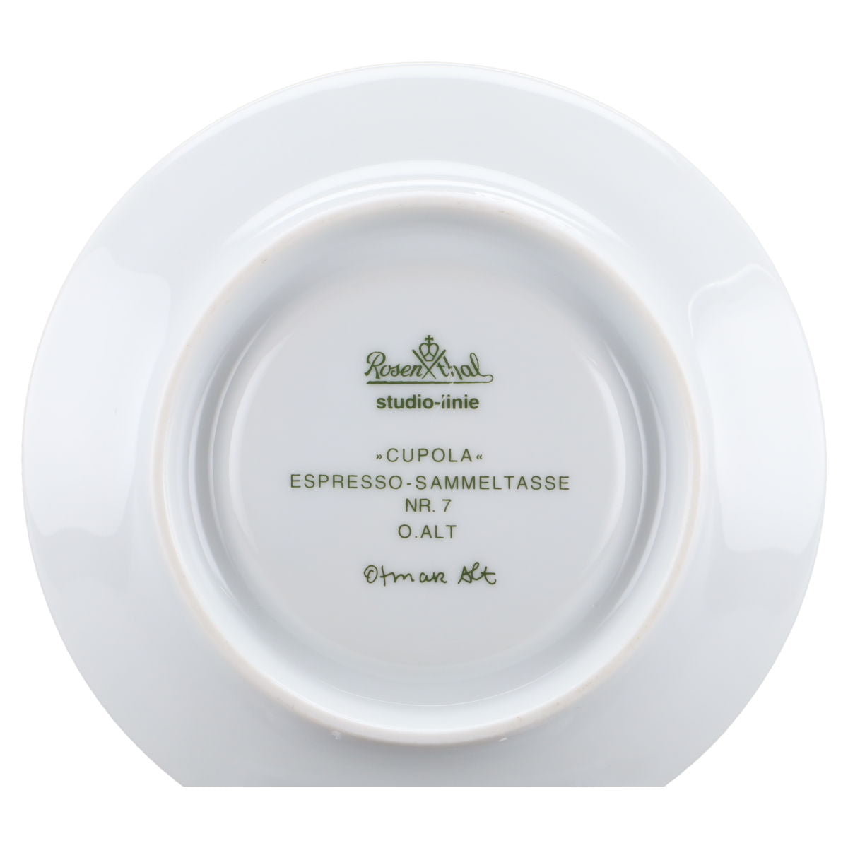 Mokkatasse mit Untere Nr. 7