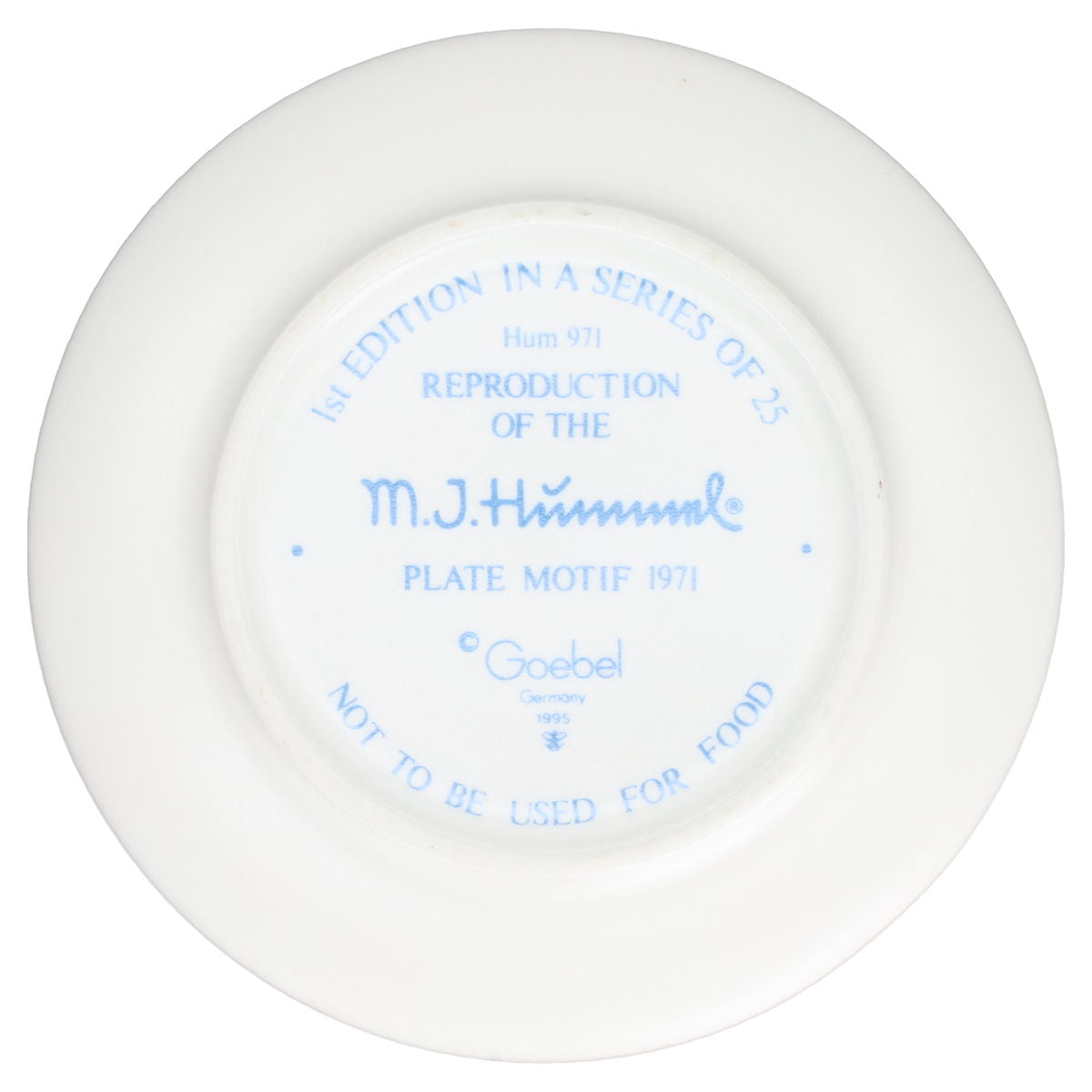 Sammelteller klein Motiv 1971