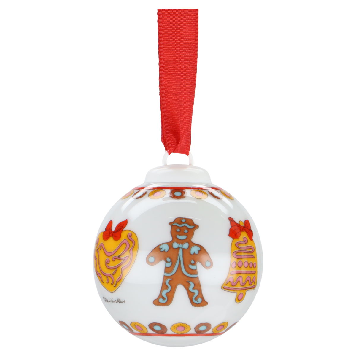 Weihnachtskugel Mini - Lebkuchen - 1