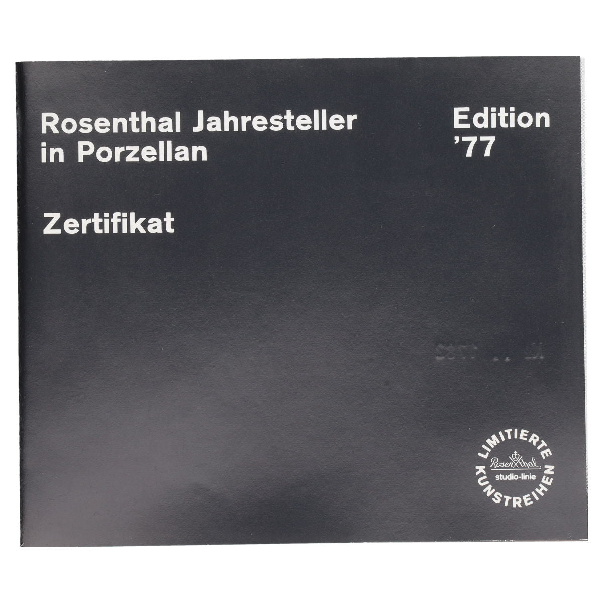 Jahresteller Edition 1977 Vasarely Auflage 1782 in OVP