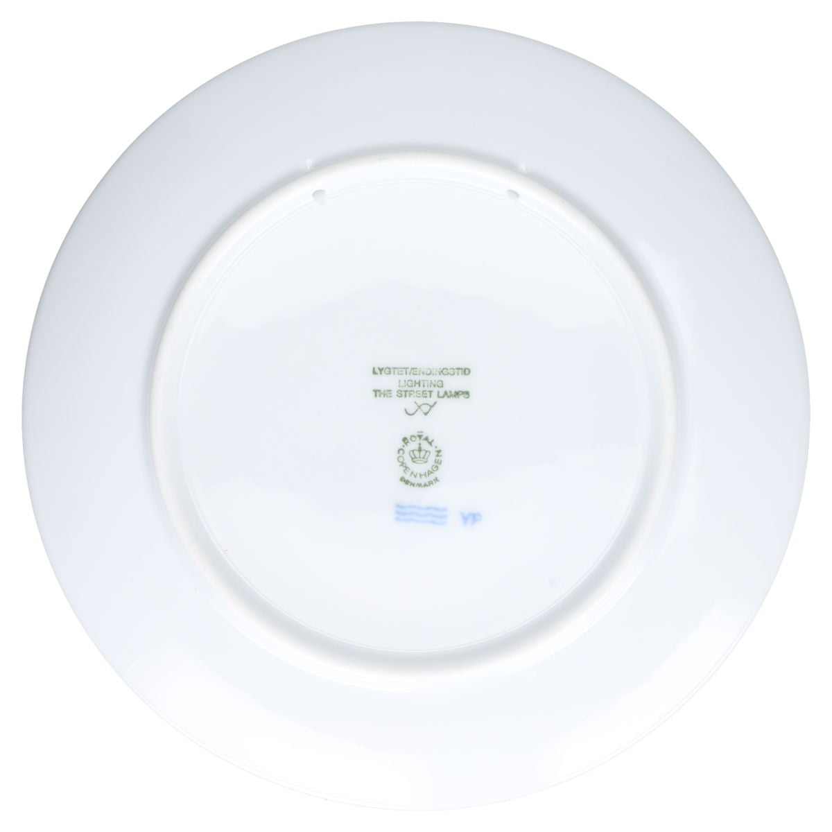 Weihnachtsteller 1996 Lighting the street lamps