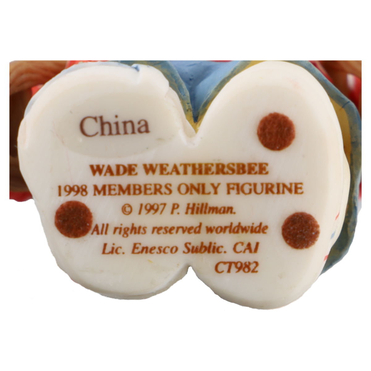 Teddy Wade Weathersbee CT 982 1998 Membears Only