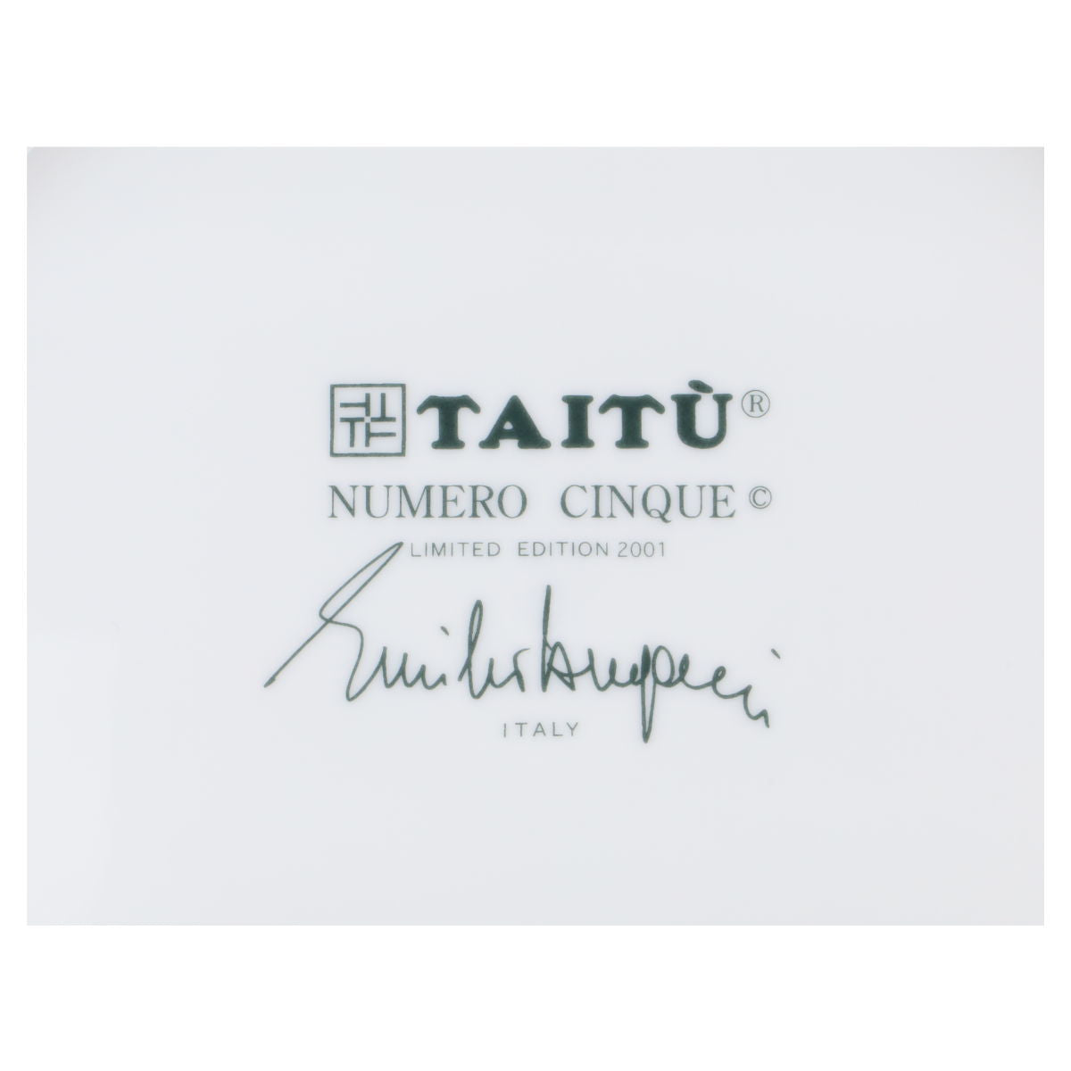 Platzteller Numero Cinque