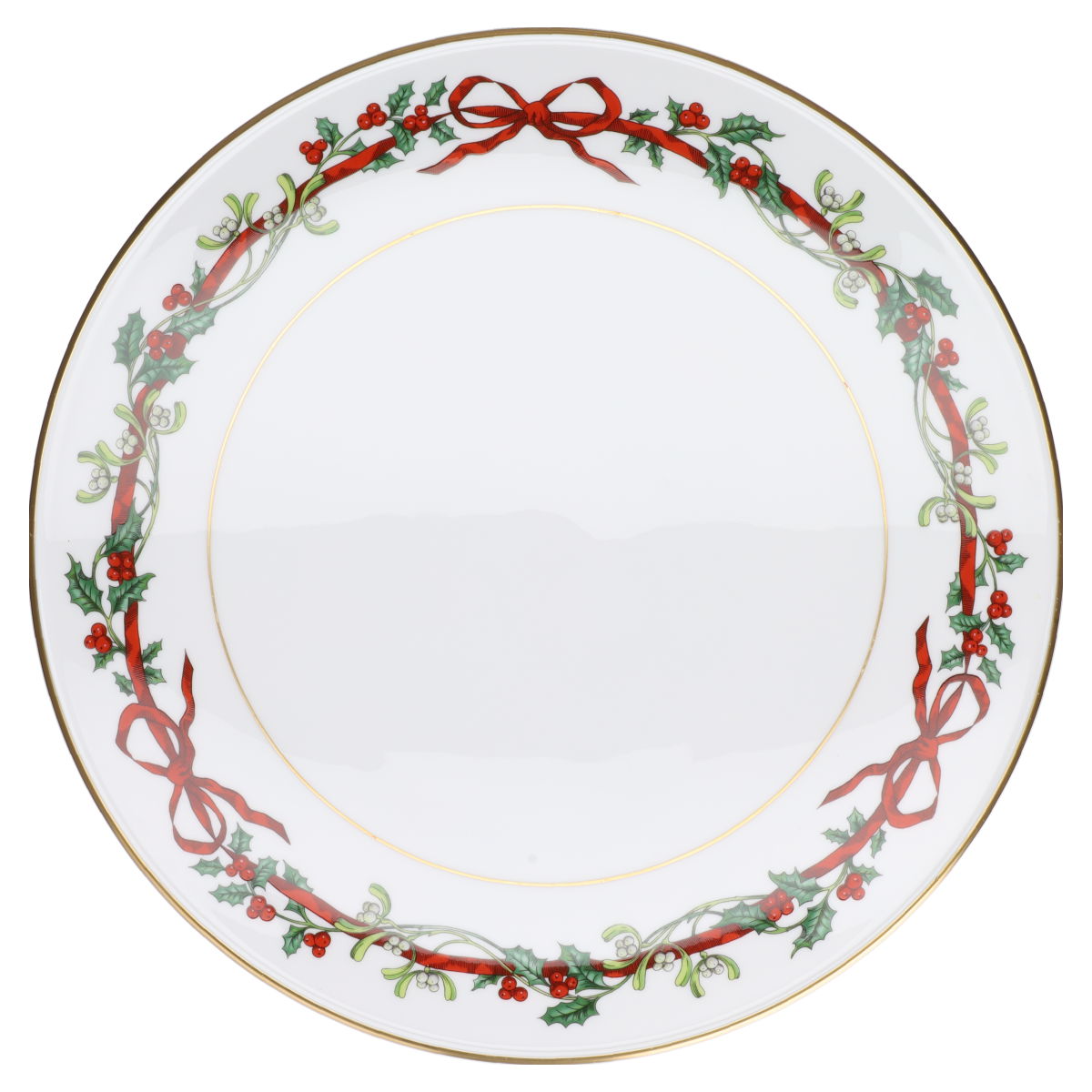 Tortenplatte kaufen | Royal Worcester Holly Ribbons | alteserien.de