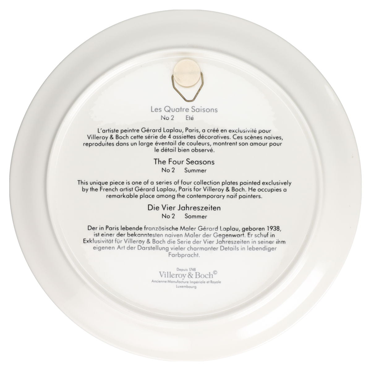 Sammelteller No. 2 Eté/Summer/Sommer D 23,3 cm