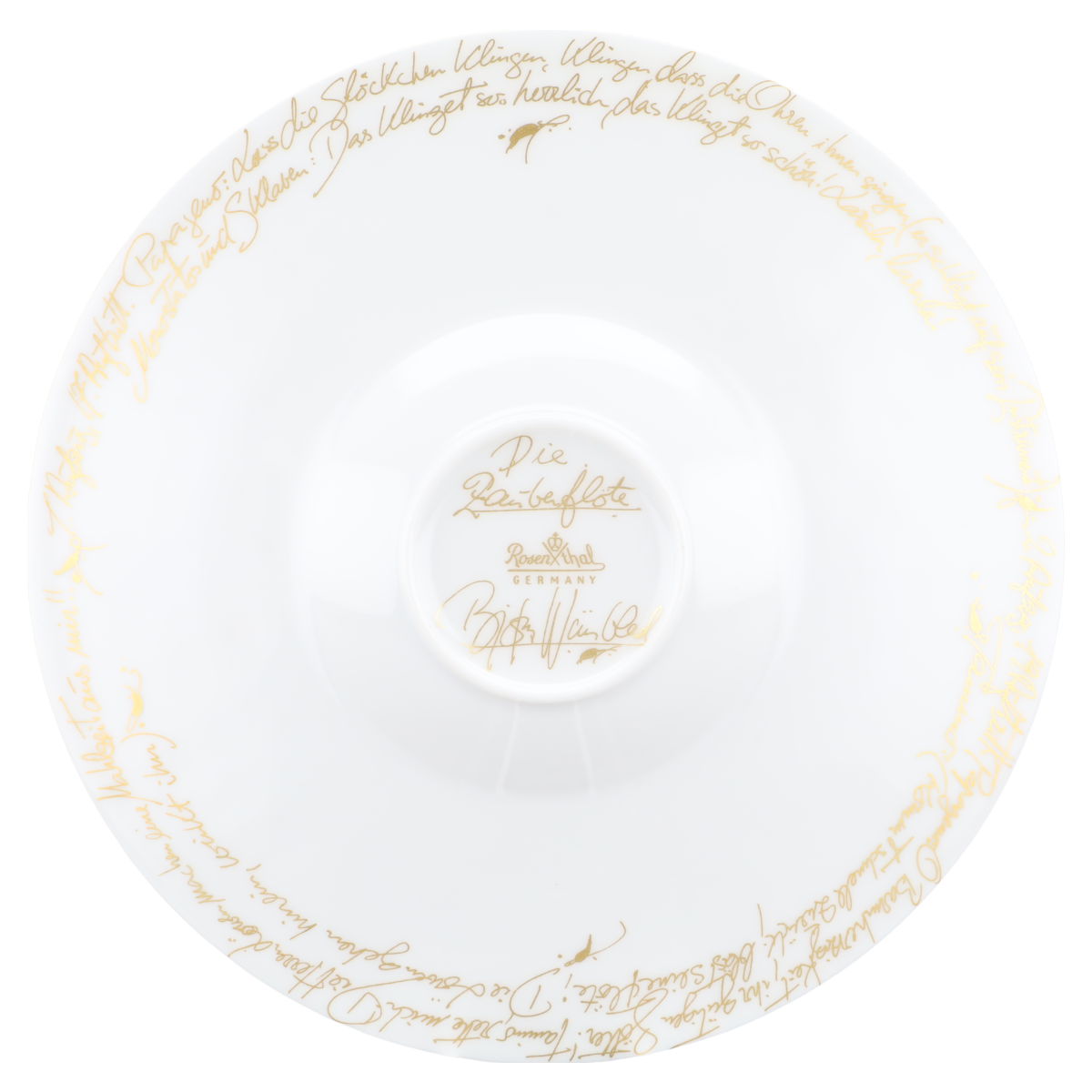 Sauciere mit Deckel und Teller, 3-tlg.