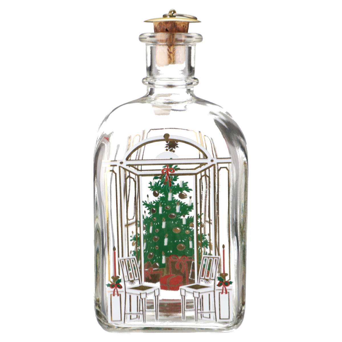 1985 Karaffe Weihnachtsflasche H 19 cm