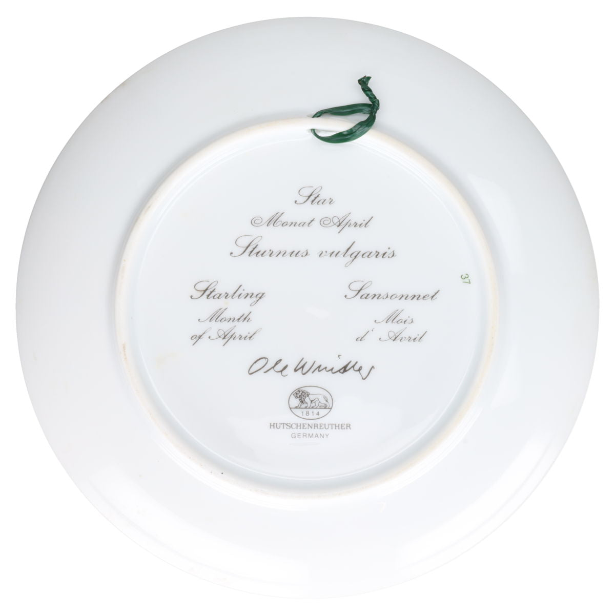 Wandteller 04 April Star II. Wahl