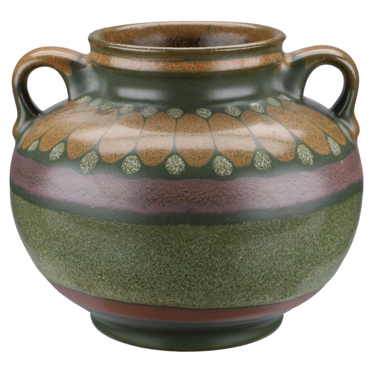 Henkelvase bauchig klein H 10,5 cm