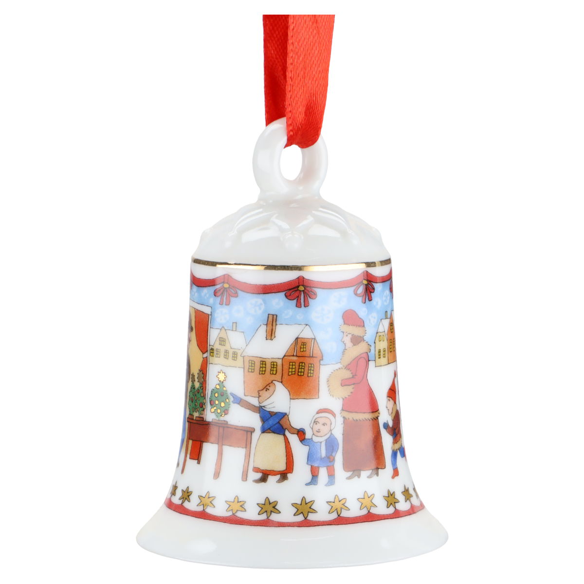 Hutschenreuther Porzellanglocke Weihnachtsmarkt 2019