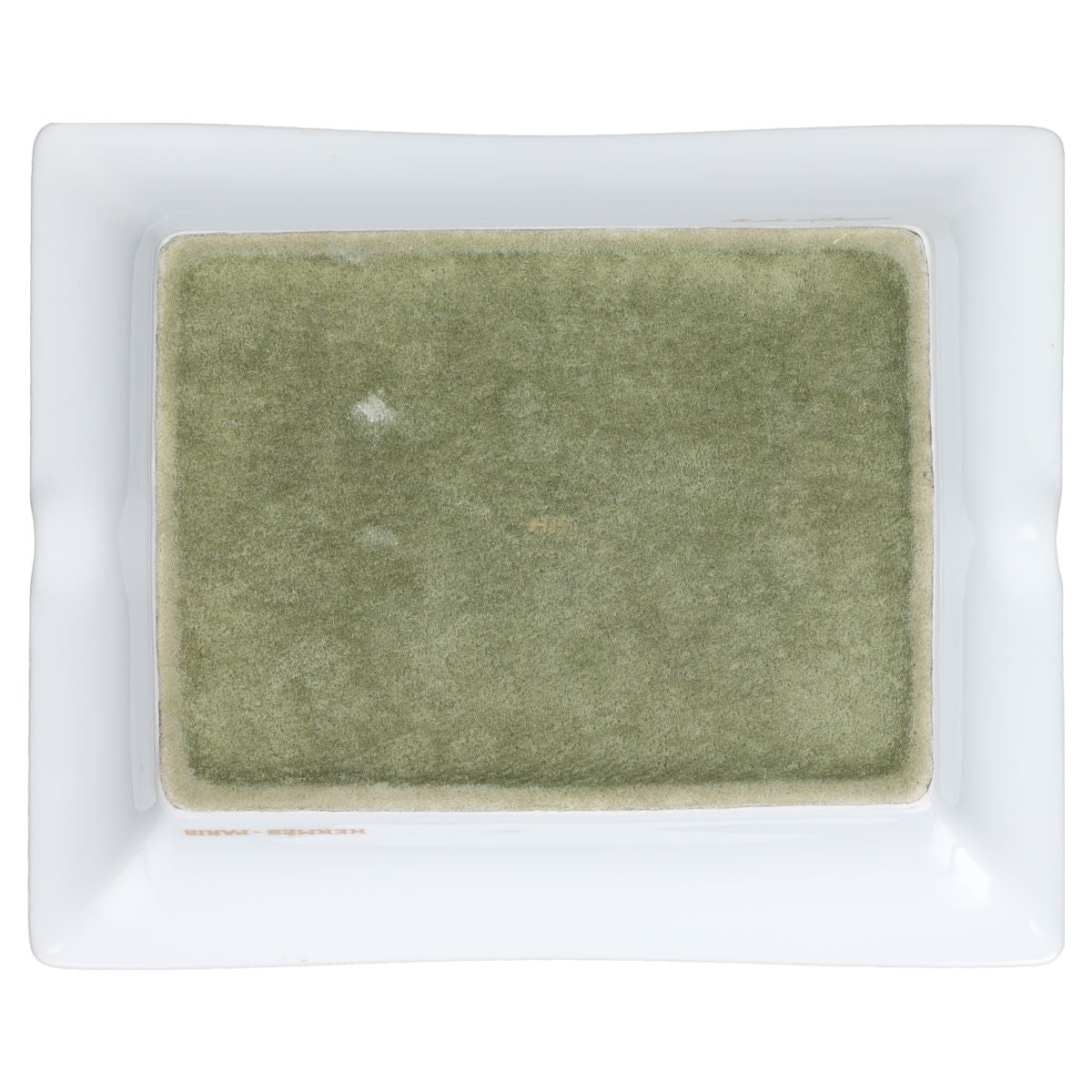 Aschenbecher grün Motiv Pferd