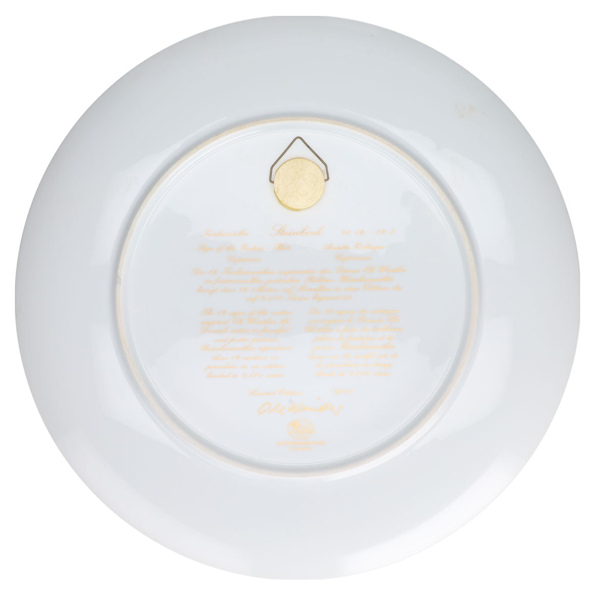 Wandteller Steinbock