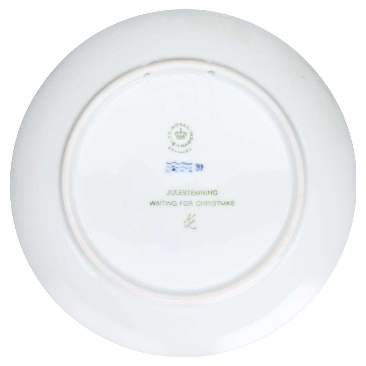 Weihnachtsteller 1982 Waiting for Christmas