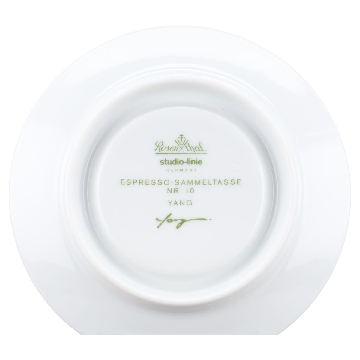 Espressotasse mit Untertasse Nr. 10