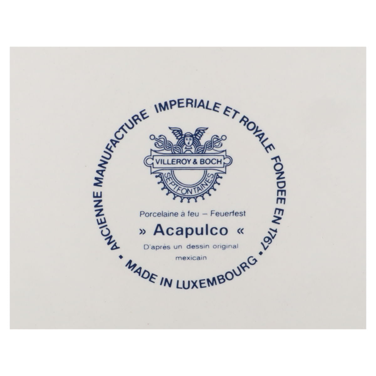 Auflaufform rund klein mit Griffen