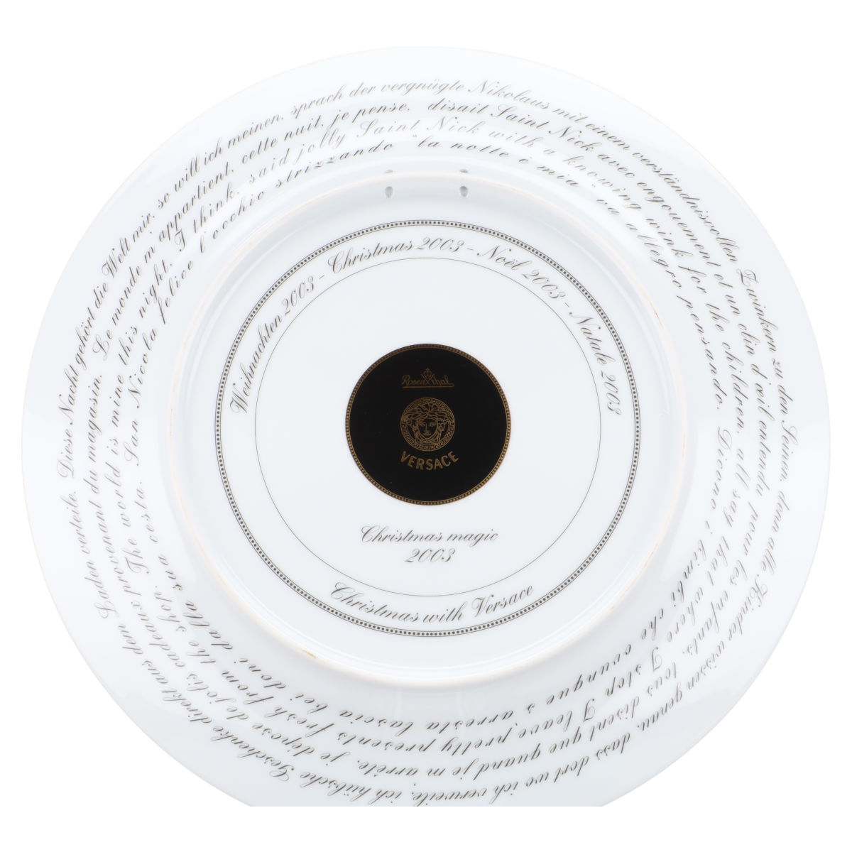 Wandteller Christmas magic 2003