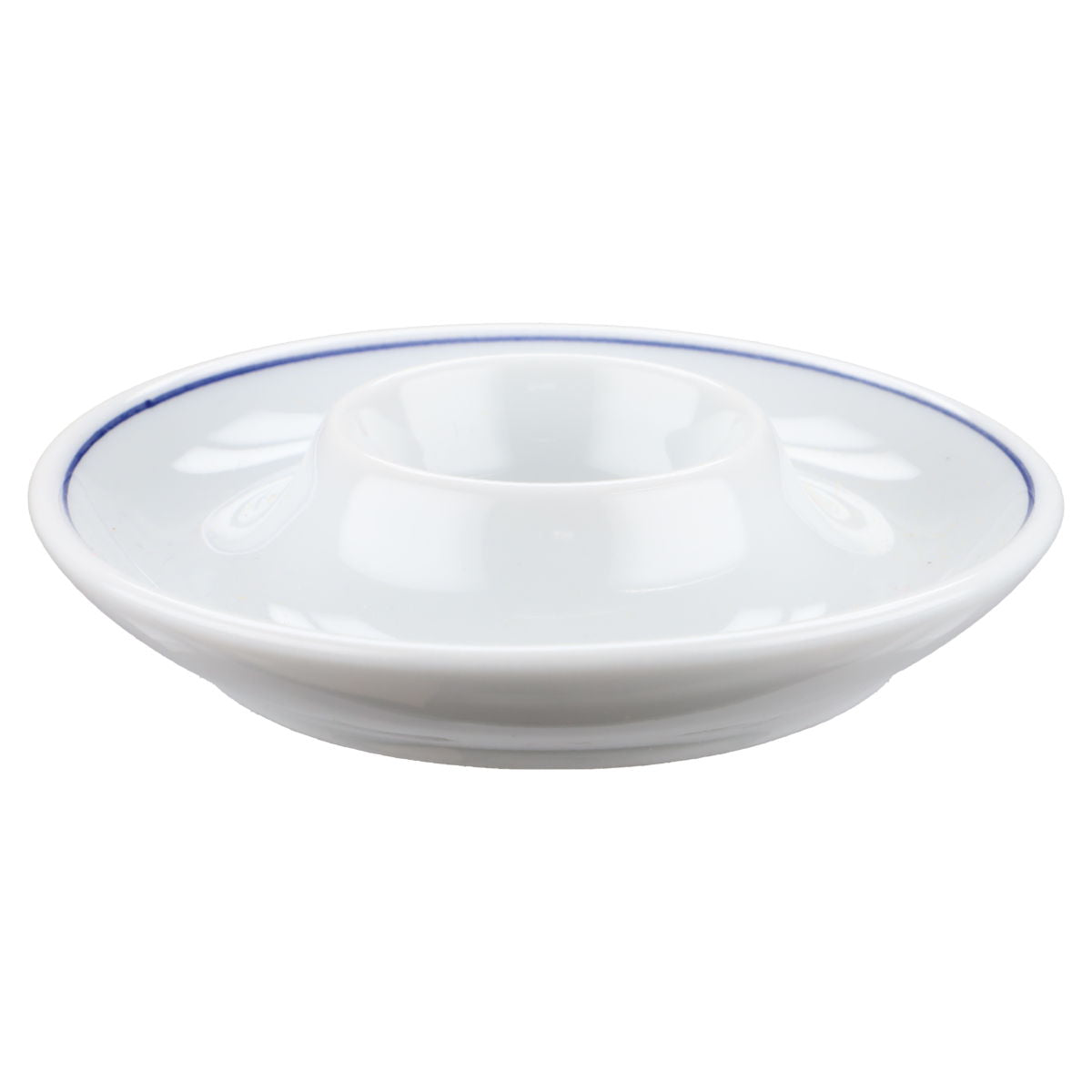 Eierbecher mit Schalenablage ohne Dekor