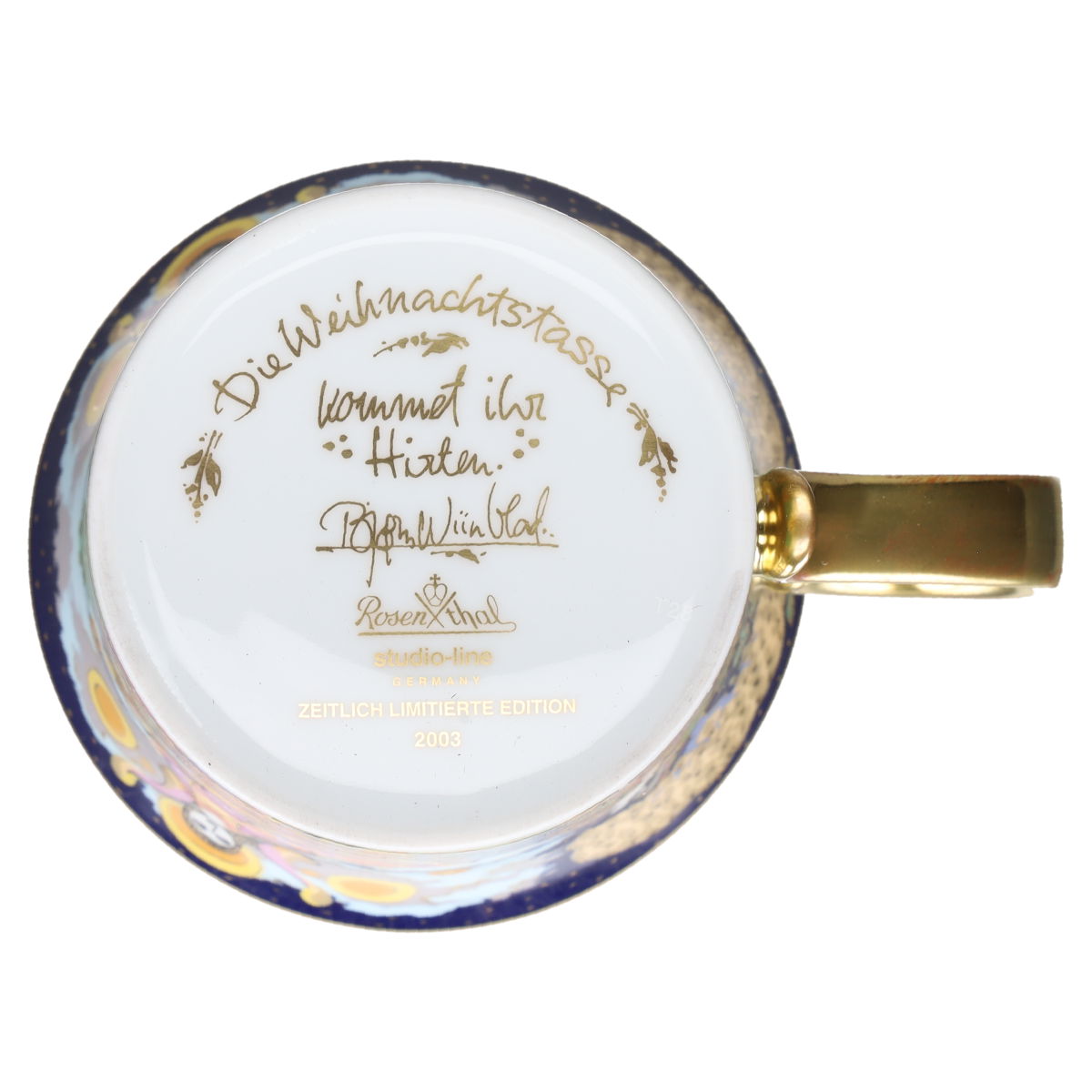 Kaffeetasse mit Untere Kommet Ihr Hirten 2003 in OVP