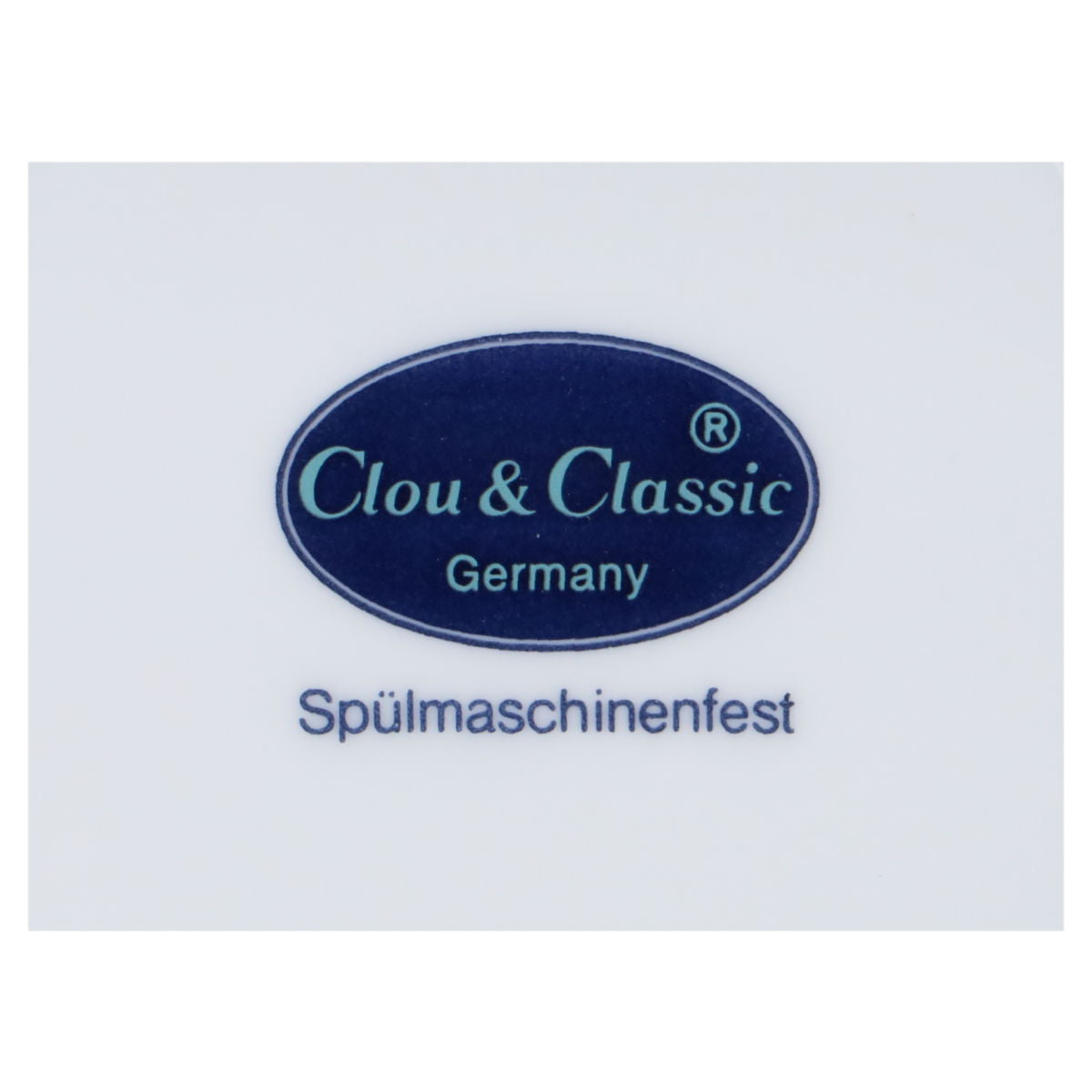 Schüssel groß Blauer Rand