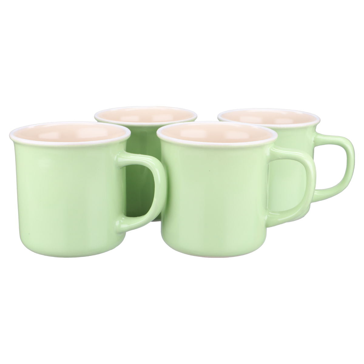 4 x Kaffeebecher hellgrün