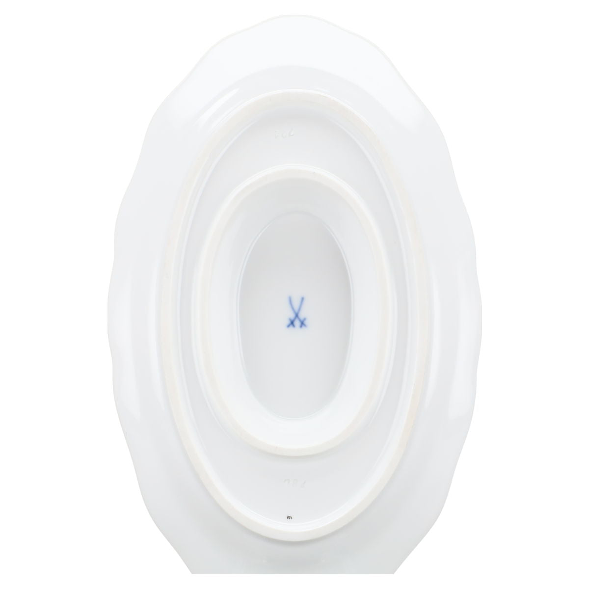 Sauciere mit Teller einteilig