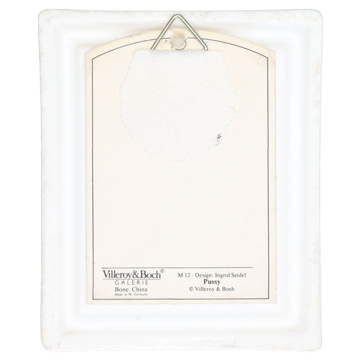 Porzellanbild M 12 Pussy
