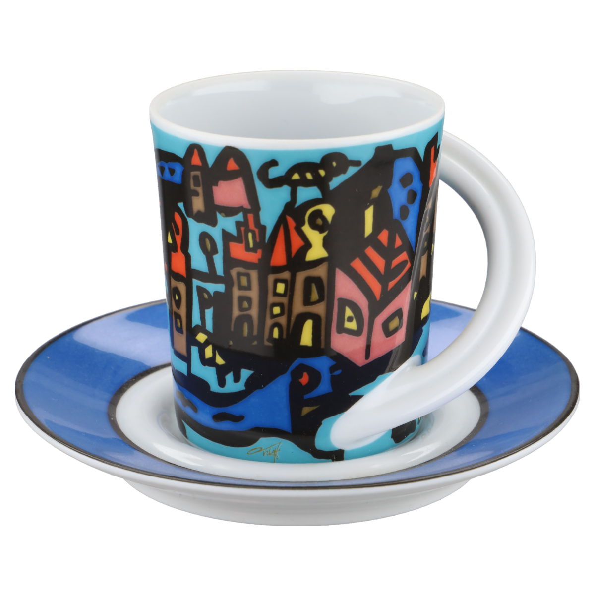 Espressotasse mit Untere