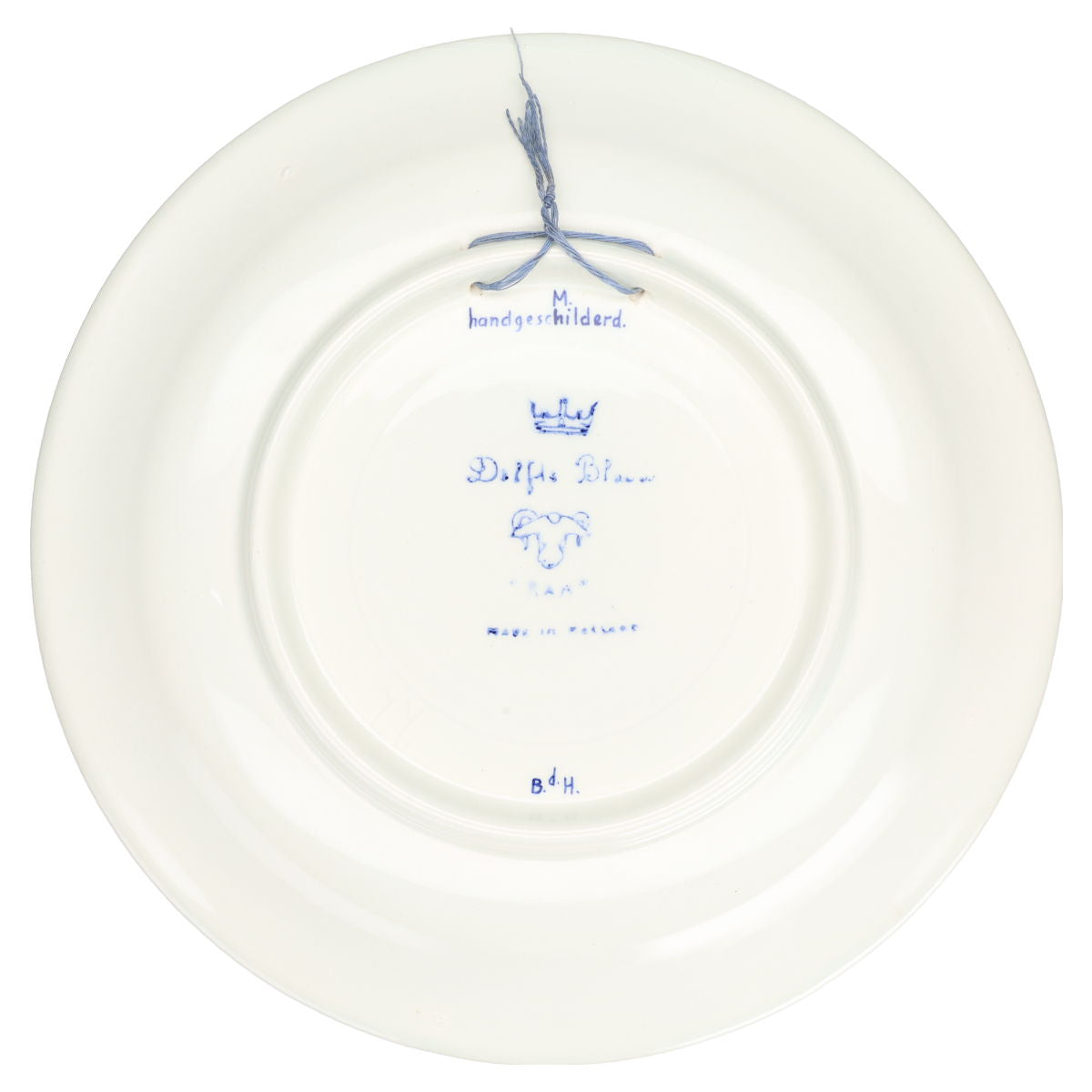 Wandteller 19,6 cm Blumendekor