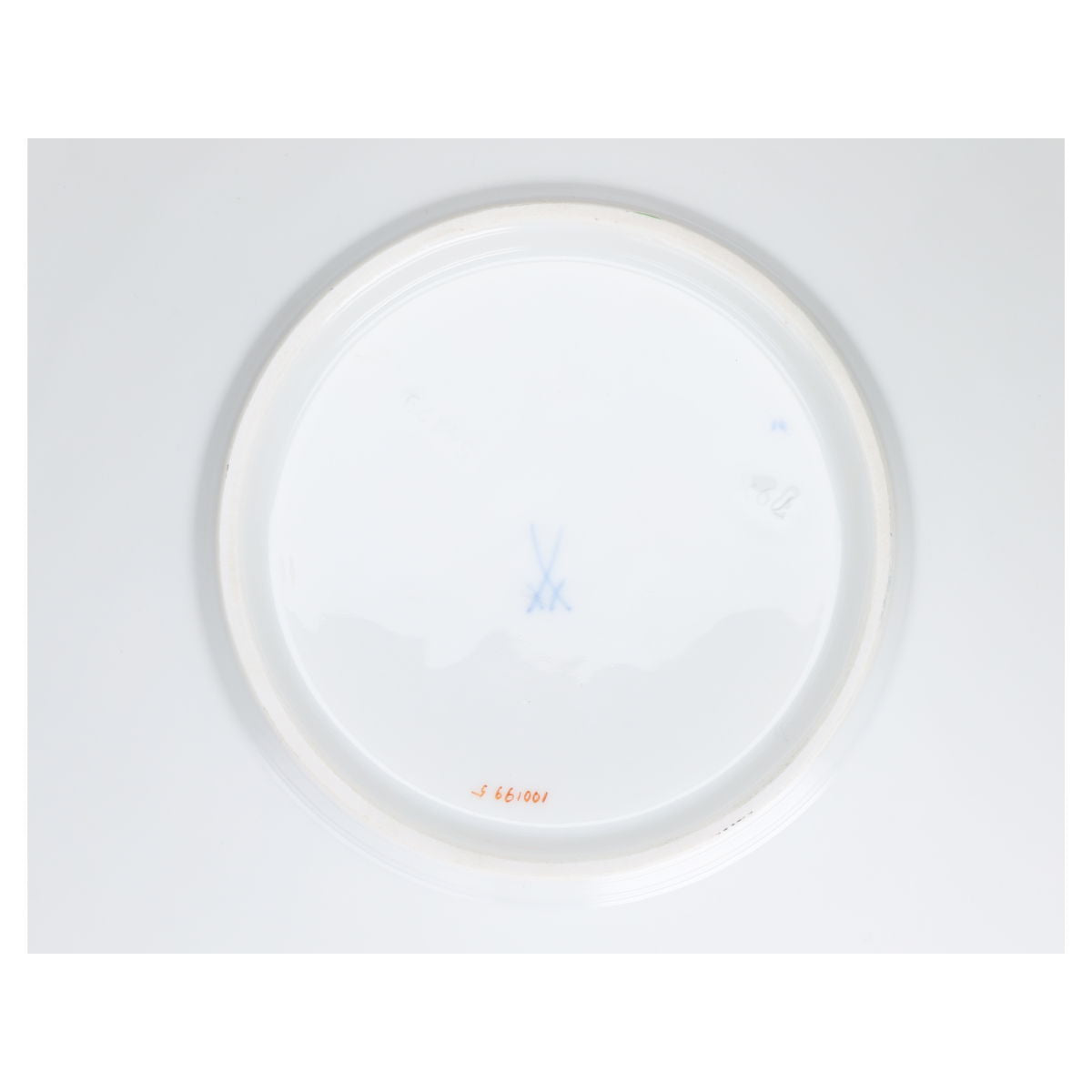 Zierschale Blumenbouquet Lila Tulpe mit Goldapplikationen I.Wahl