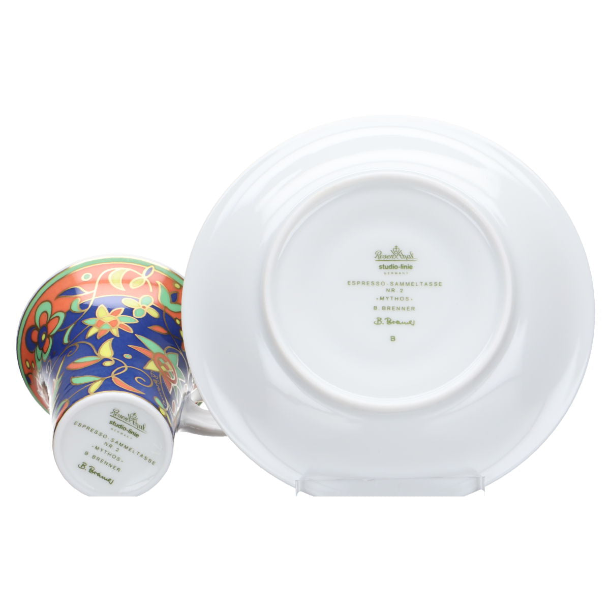 Espressotasse mit Untere Nr. 2