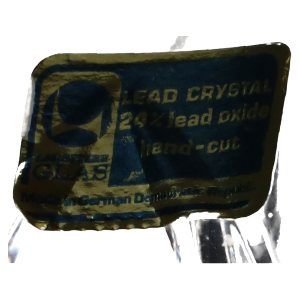 Vase Glasvase klein H 15 cm