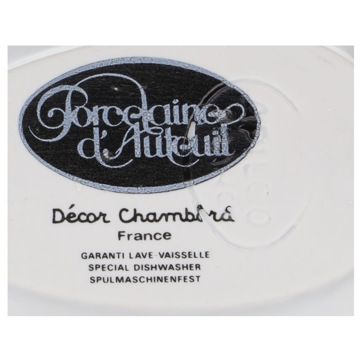 Buttersauciere oval La Bécasse