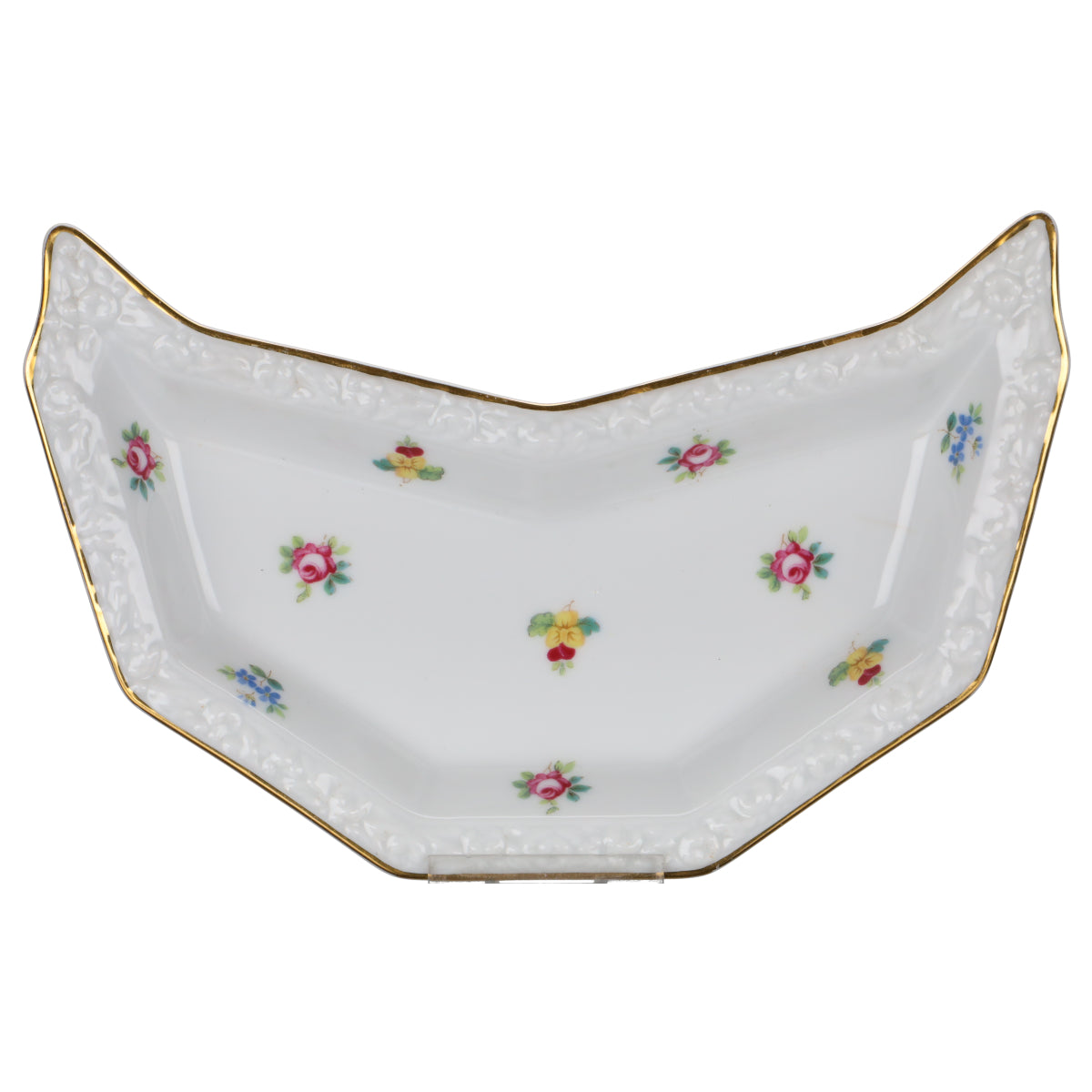 Anschlussteller Halbmond Grätenschale