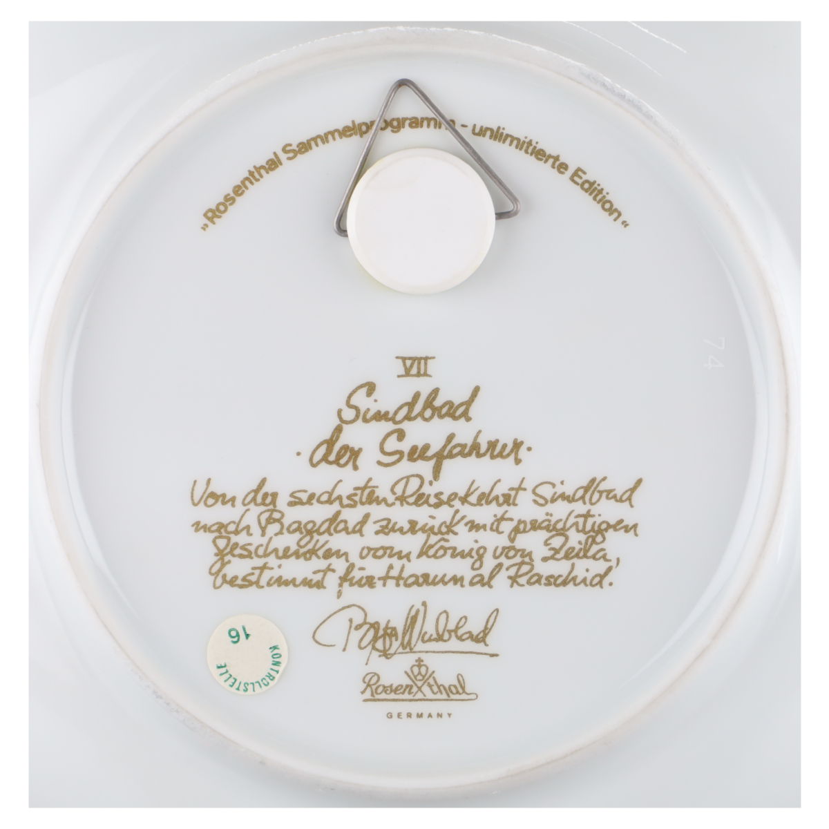 Wandteller Motiv 7 VII