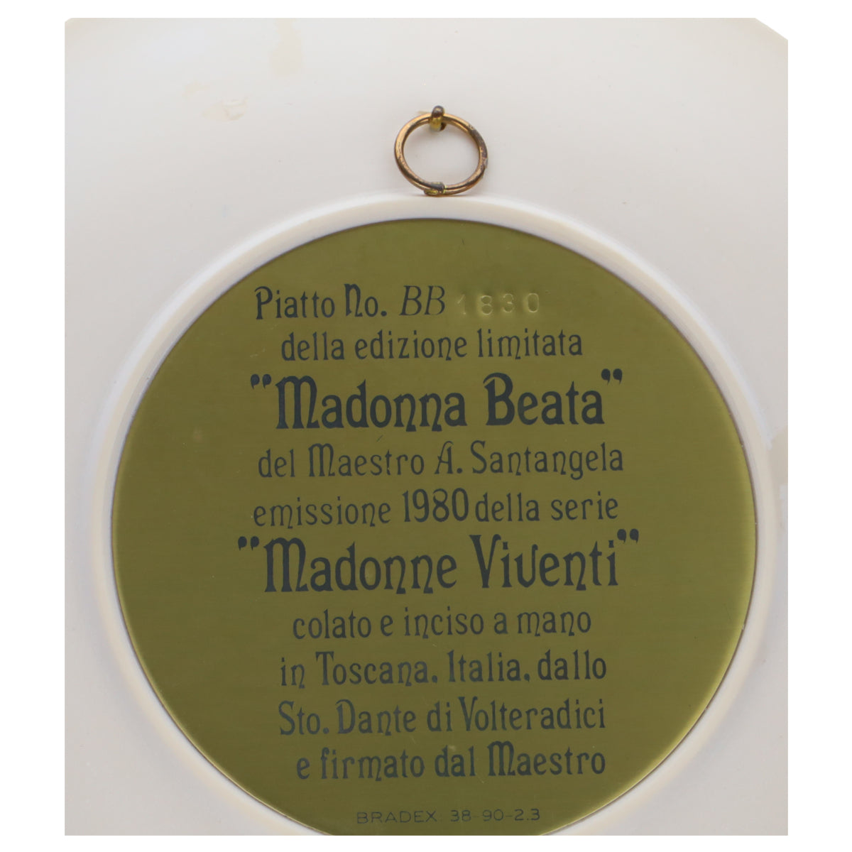 Wandteller Madonna Beata - Nr. 1830