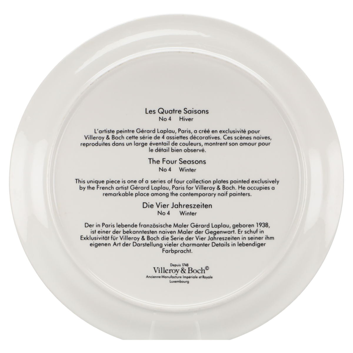 Wandteller No.4 Winter
