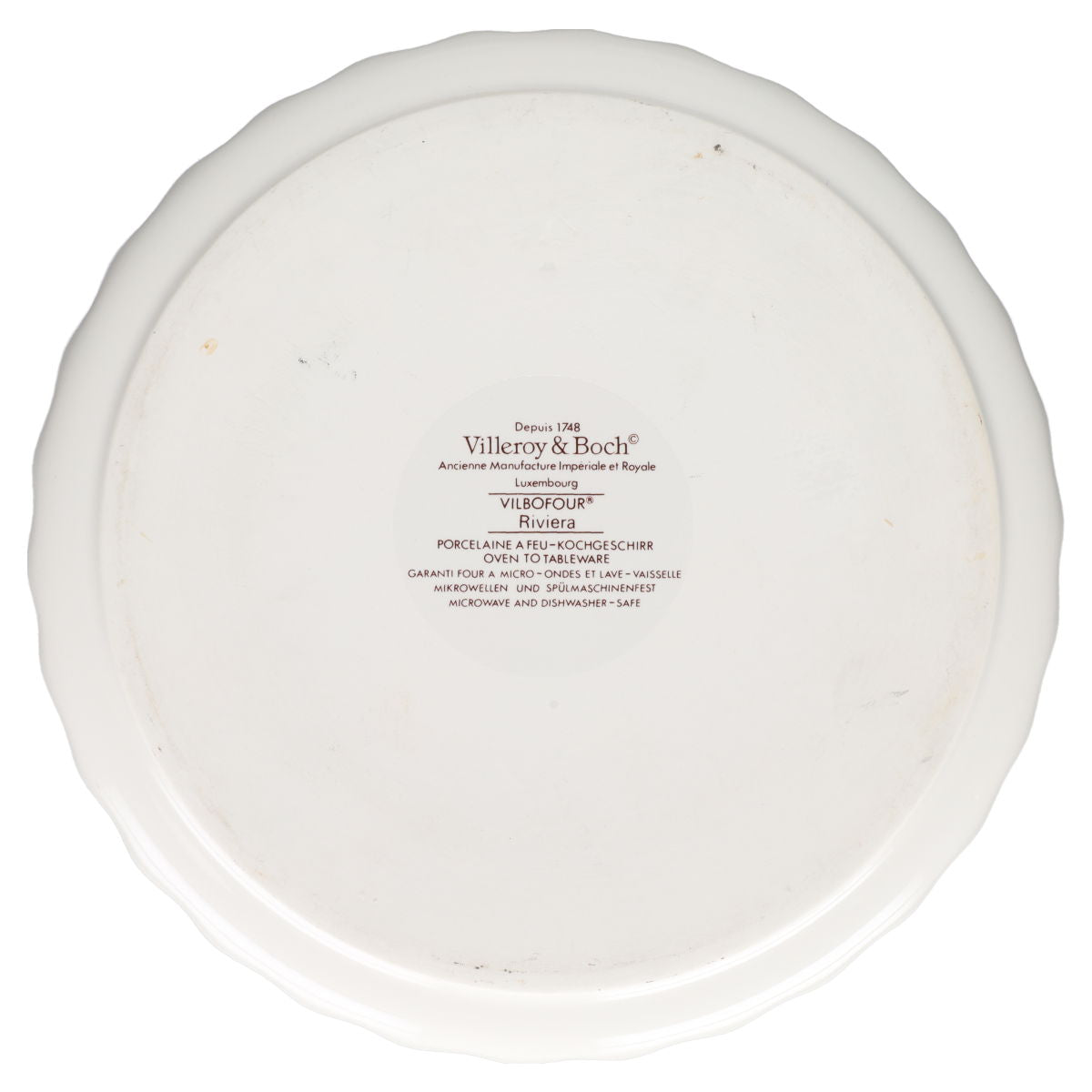 Auflaufform hoch - rund groß Villeroy & Boch Riviera