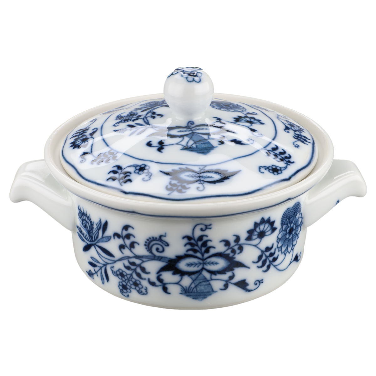 Auflaufform mit Deckel klein - ofenfest Blue Danube Japan Zwiebelmuster