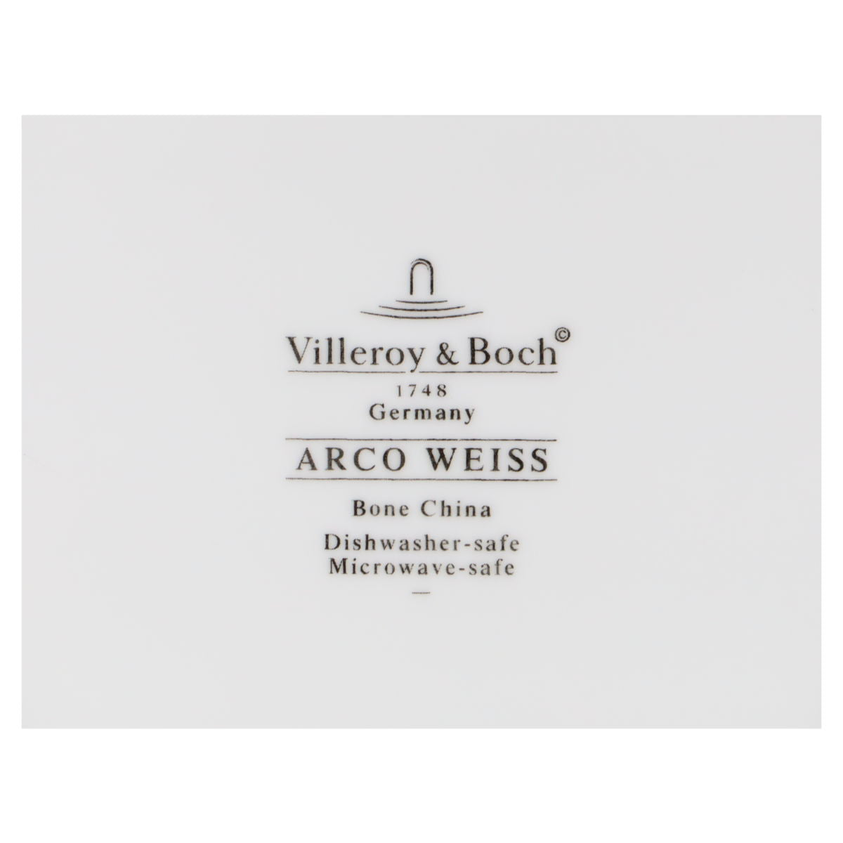 Beilagenplatte / Unterteller für Sauciere Villeroy & Boch Arco weiß II. Wahl