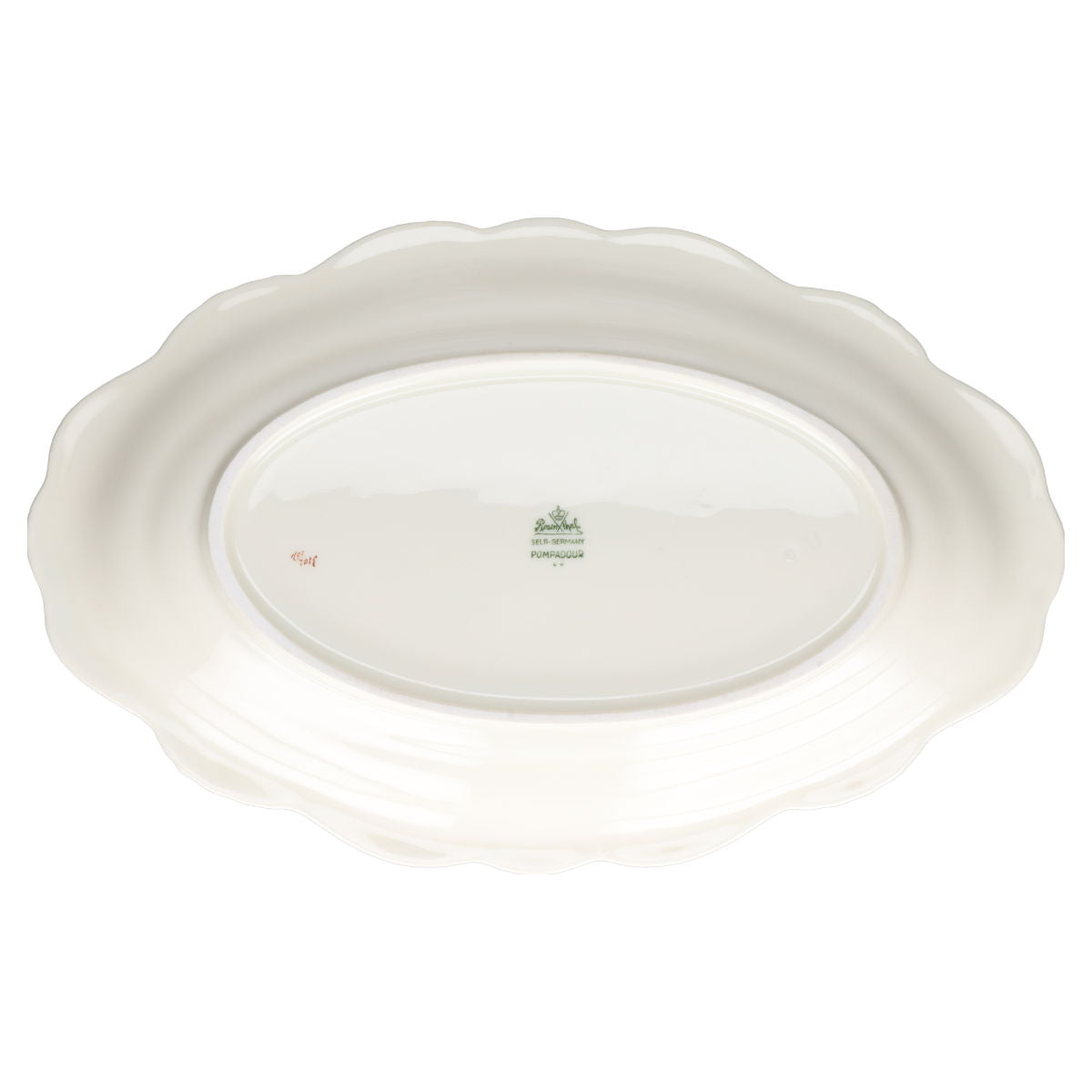 Beilagenplatte Rosenthal Pompadour Elfenbein Goldrand 3102