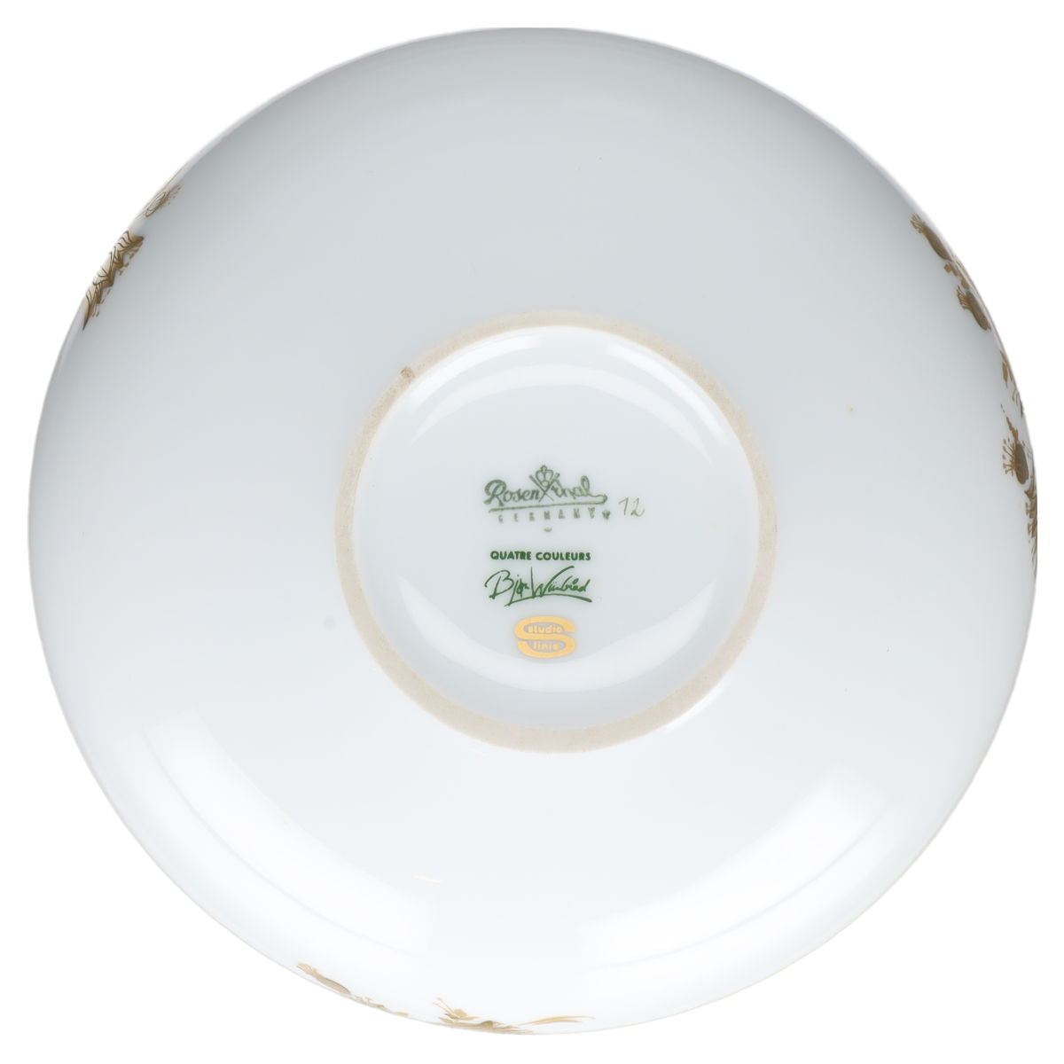 Bonbonniere groß Typ II Rosenthal Romanze in Gold handgemalt 3508