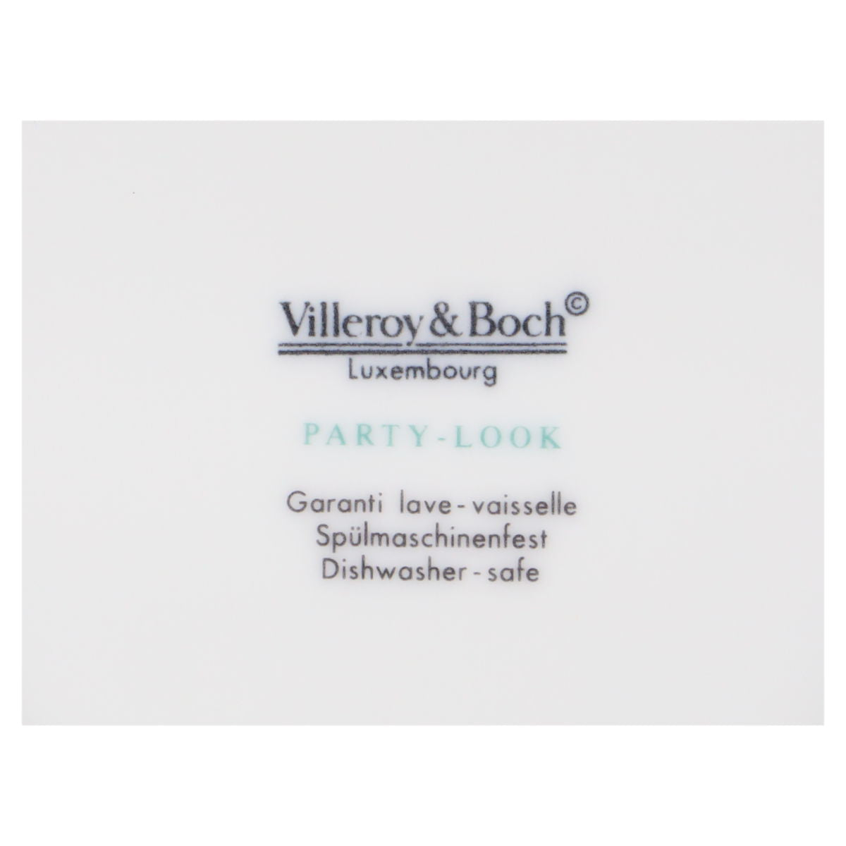 Brotteller Villeroy & Boch Party Look