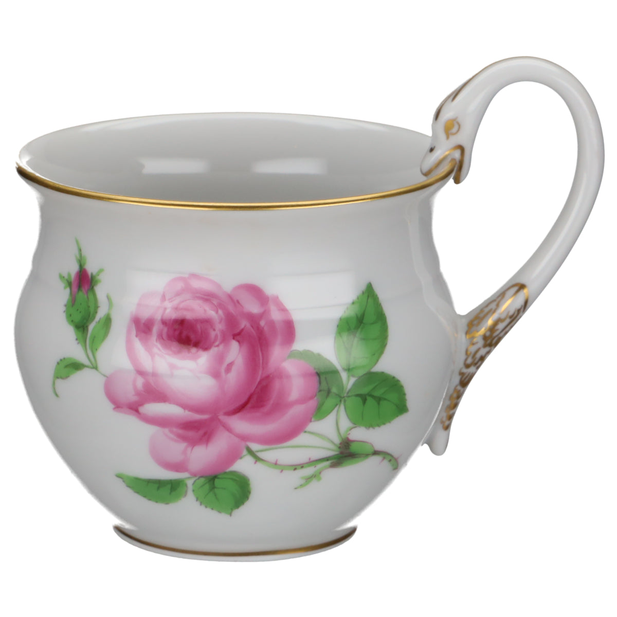 Kaffeetasse mit schmalem Goldrand kaufen